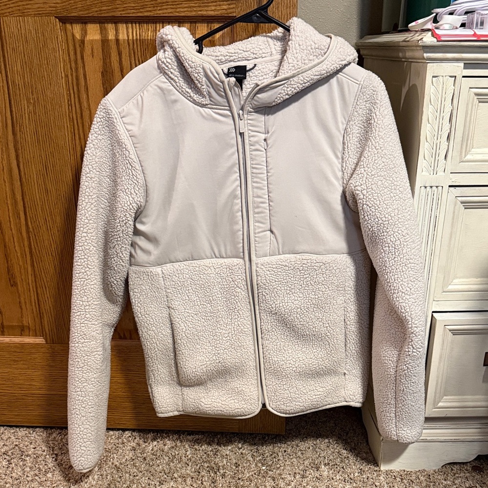 All in Motion Cream Sherpa Jacket